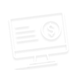 Money monitor icon.