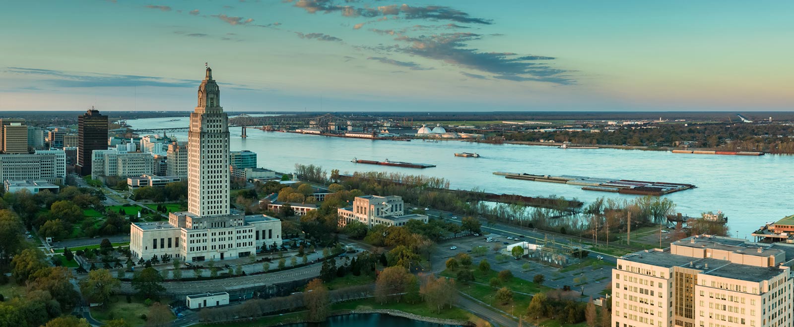 Downtown Baton rouge.