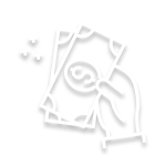 Cash in hand icon.