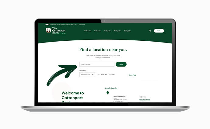 Tour branch locator image.