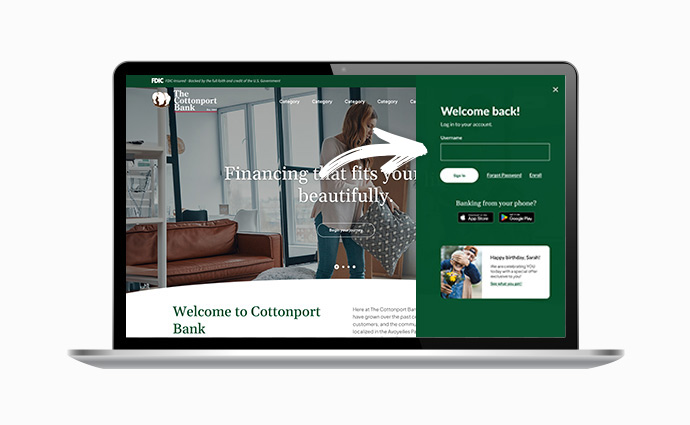 Tour online banking image.